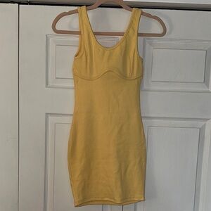 Signature8 Yellow Mini Dress